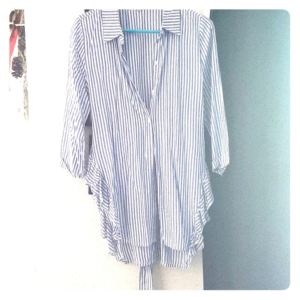 Shirt button up top